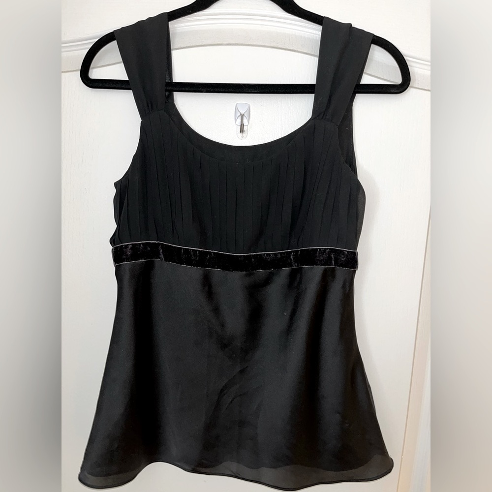 Ann Taylor Loft black blouse 4